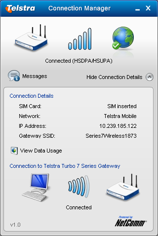 3G9WT Telstra Connection Manager