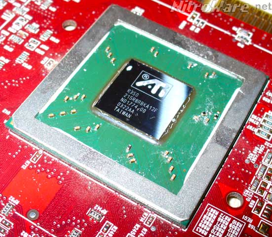 ATI Radeon 9800 R350 GPU die