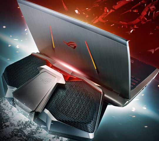 asus rog gx700 liquid cooled gaming notebook