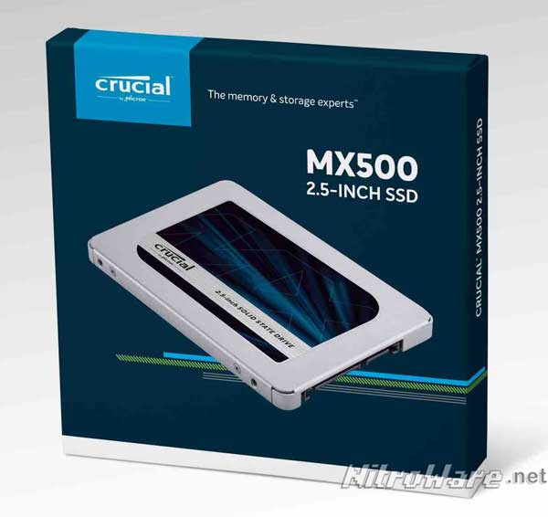 crucial mx500 retail box front