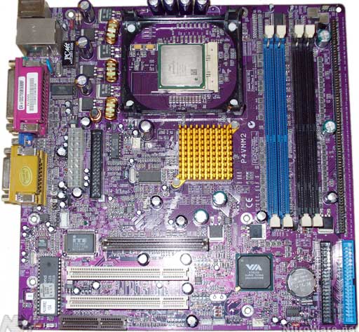 ECS P4VMM2 Mainboard for the Pentium 4 Processor with Integrated LAN - 2001