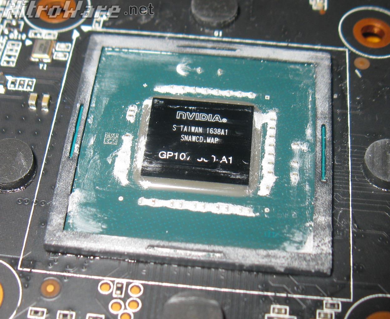 NVIDIA GP107 GPU GTX 1050 die shot