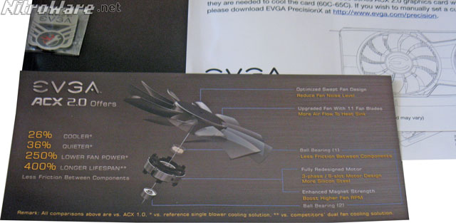 EVGA ACX 2.0 key features flyer included