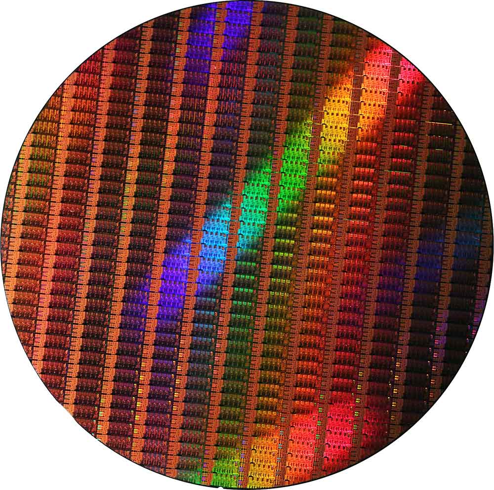 Intel 4th Gen Haswell CPU Die Wafer