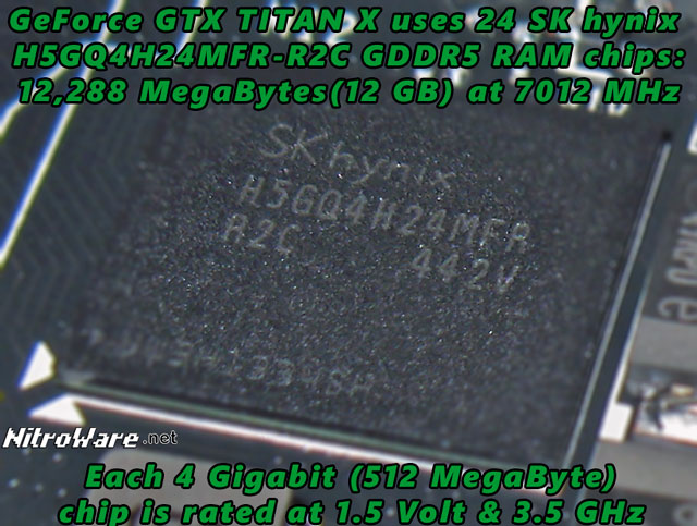 GeForce GTX TITAN X sk hynix H5GQ4H24MFR-R2C GDDR5
